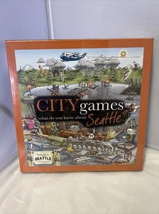 City Games Seattle Boardgame What do you know about Seattle? Global PSD New - Picture 1 of 14