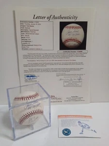 Tom Seaver Signed Inscribed "69 Cy Young 25-7 2.21 ERA" ONL Baseball JSA -86 # - Picture 1 of 8