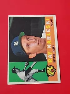 Ray Narleski 1960 TOPPS Detroit Tigers #161 No Creases , Read - Picture 1 of 12