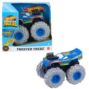 New Hot Wheels Monster Trucks Pull & Go Twisted Tredz Rodger Dodger - Picture 1 of 4