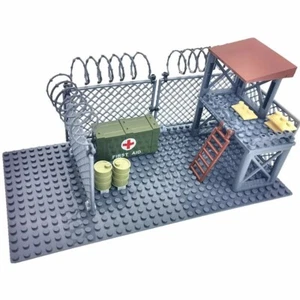 WW2 Military Weapons Base Building Blocks Army Barracks Base - Picture 1 of 6