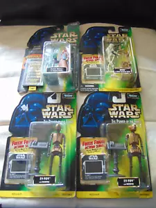 Lotto di 4 Figure droidi Star Wars POTF Tatooine Mos Eisley o nuove viste in mandaloriano - Foto 1 di 1