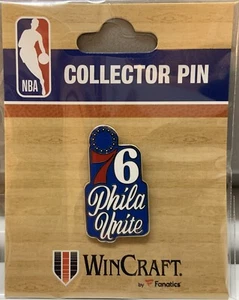 PHILADELPHIA 76ers PHILA UNITE LAPEL COLLECTOR PIN NEW WINCRAFT - Picture 1 of 1