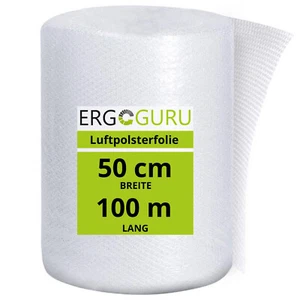 1 Rolle Luftpolsterfolie Noppenfolie 50 cm x 100 m / 50 m² Blasenfolie Premium - Bild 1 von 7