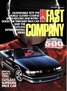 1998 OLDSMOBILE FAST COMPANY 72nd Indy 500 Cutlass Supreme Pace Car Quad 4 Turbo - Picture 1 of 2