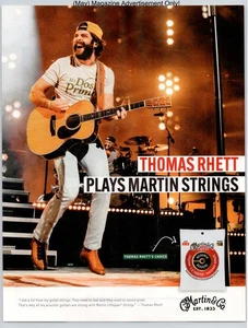 Thomas Rhett Martin Acoustic Guitar Strings Promo 2023 Full Page Print Ad - Picture 1 of 4