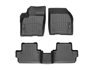 WeatherTech FloorLiner para 2007-2013 Volvo C30 - 1ª e 2ª linha, preto - Imagem 1 de 4