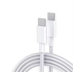 1M biały kabel szybkiego ładowania USB-C do USB-C - trwały, niezawodny szybki ładowanie - Zdjęcie 1 z 4