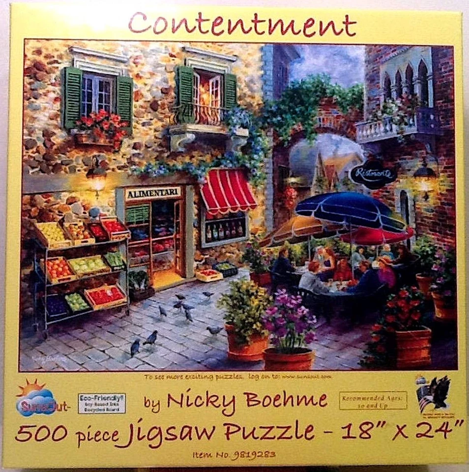 Contentment Alimentari Market Ristorante Nicky Boehme 500 piezas 18" X 24" SunsOut Foto 1 de 1