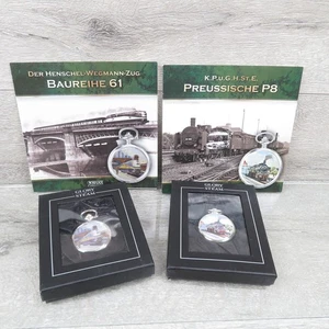 Steam of Glory - 2 Taschenuhren Baureihe 61, Preussische P8 - OVP - #BH13228 - Picture 1 of 13