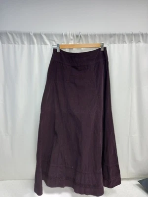 🙈 Falda Cherokee marrón púrpura 100 % algodón talla 6 en muy buena condición Foto 1 de 4
