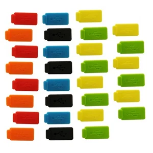 30 szt. Silikonowa wtyczka Port USB Wtyczka Ładowarka Port Protector wtyczka usb - Zdjęcie 1 z 12