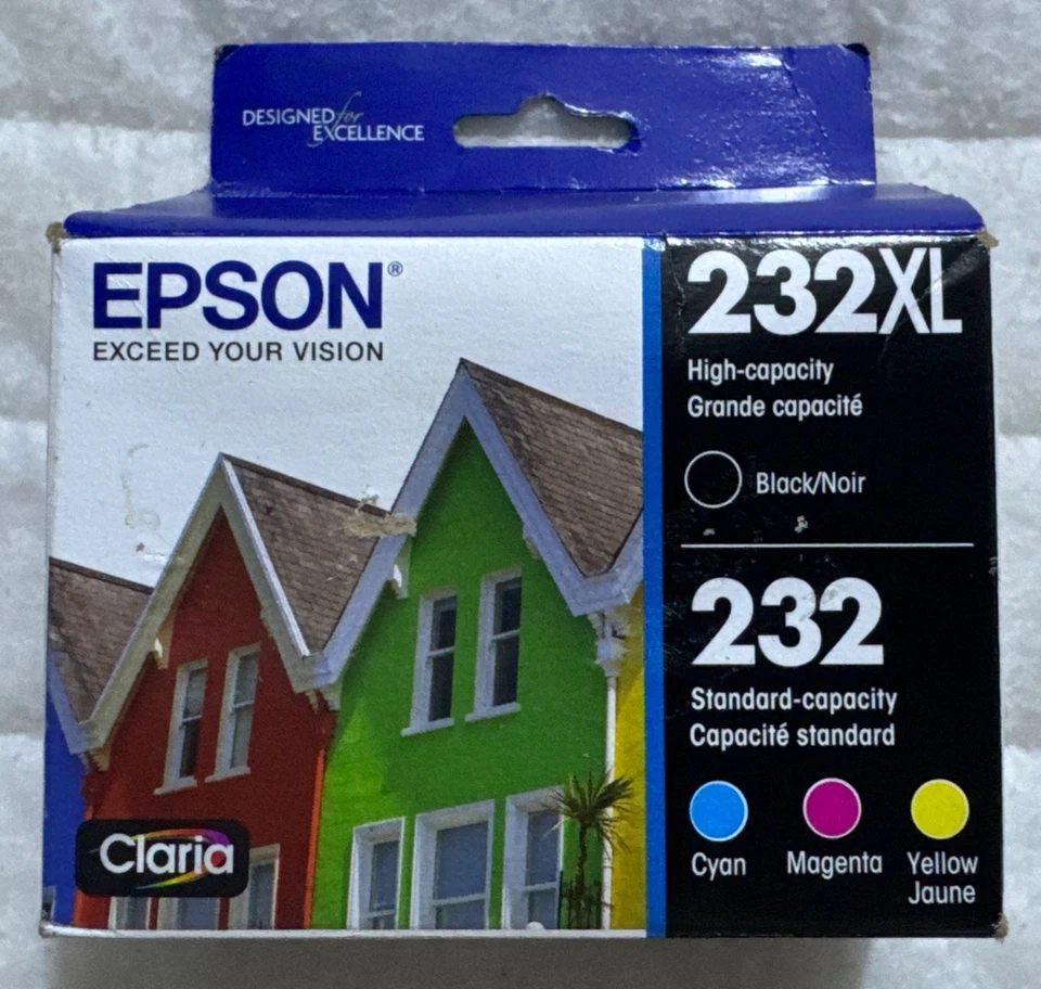 Epson 232XL/232 Ink Cartridge Black/Tri-Color