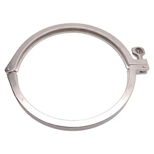 Glacier Tanks 13MHM-C1200 SS304 Sanitary Clamp, Single Hinge, 12in Tri-Clamp - Picture 1 of 5