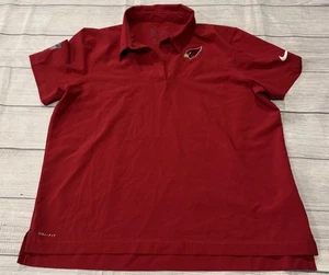 Arizona Cardinals Shirt Mens Medium NFL Team Issue Coaches Nike OnField - Picture 1 of 5
