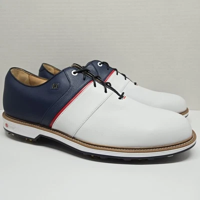 Zapatos de golf FootJoy Premiere Series Packard Liberty #54552 de cuero talla US 14M Foto 1 de 4