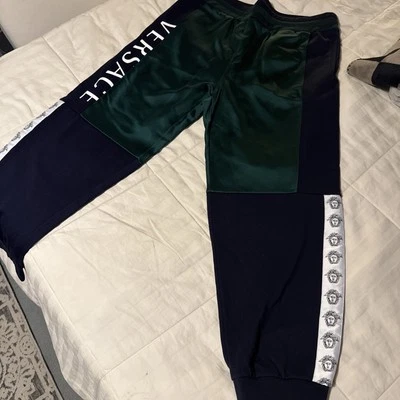 Versace track pants green and blue Size XXL W/Tags - Image 1 of 4