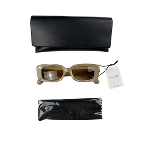 All Saints - Sonic Rectangular Shape Sunglasses in Taupe - Picture 1 of 5