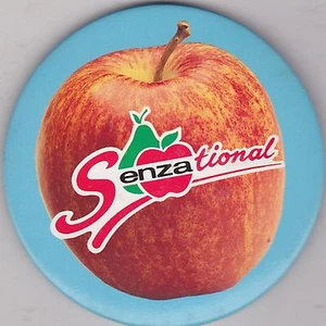 PINBACK VINTAGE 3" #38-098 - PUBLICIDAD - ENZAFRUIT - SENZATIONAL - Imagen 1 de 1
