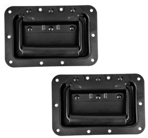 2x Klappgriff Einbauschale 154 x 101 mm schwarz Case Kistengriffe Tragegriff ADM - Bild 1 von 7