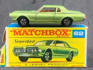 Matchbox Superfast MB62-A1: Mercury Cougar in type F box - Picture 1 of 7