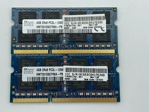 SK Hynix 8GB (2x4GB) PC3L-12800S SODIMM RAM Laptop Arbeitsspeicher - Bild 1 von 1