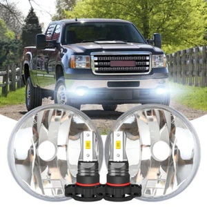 Par de luces antiniebla LED para parachoques GMC Sierra 1500 2007-14 2500HD 3500HD 2007-13 - Imagen 1 de 16