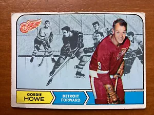 Gordie Howe 1968-69 Topps #29 - Detroit Red Wings - Hall of Famer - Picture 1 of 10