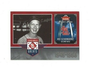 2006 Greats of the Game Cardinals Greats Baseball Card Singles Your Choice