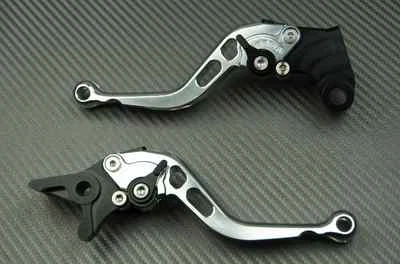 Short brake & clutch levers pair SILVER CNC Benelli 	Tornado 900	all versions - Image 1 of 4