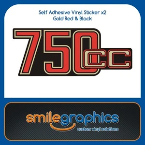 BMW R75/6 750cc Akkudeckel Seite Panel Aufkleber Schwarz Rot Gold - Bild 1 von 1