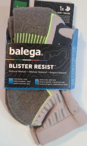 NWT BALEGA BLISTER RESIST MUSHROOM QUARTER SOCKS SMALL MEN 4.5-6.5 WOMEN 6-8 - Picture 1 of 1