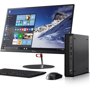 HP 800 G6 Mini PC Intel i5-10th 32GB 1TB SSD 24 cale LED Wbudowana Wi-Fi Windows 11 - Zdjęcie 1 z 8