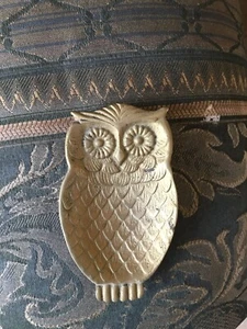 Vintage Messing Eule Schmuckstück/Münzschale - Bild 1 von 1