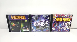 PC Computer Games Lot of 3 D. Gottlieb E Co. Royal Flush Pinball, Gazillionaire - Picture 1 of 5
