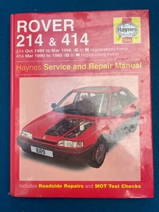 HAYNES ROVER 214 & 414 WORKSHOP MANUAL 1989 - 1996 BRAND NEW STILL WRAPPED - Picture 1 of 2