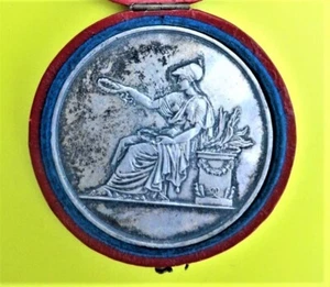 FRANKREICH MEDAILLE AUSZEICHNUNG 1898 LYCÉE DE TOULOUSE Silber Ø 50,0mm 65,0gr - Bild 1 von 12