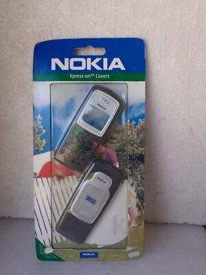 cover per telefonino nokia 2100 vintage grigio argento - Immagine 1 di 2