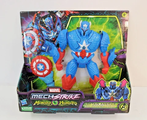 Marvel Mech Strike Monster Hunters Hunter Suit Captain America Cover