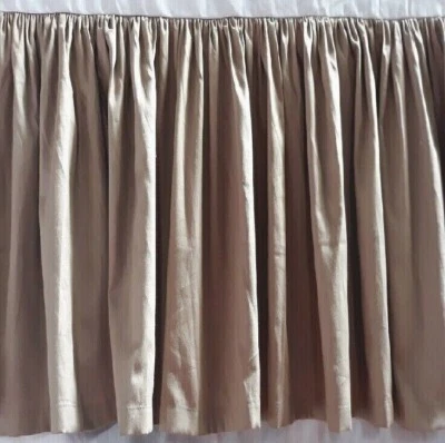 Nueva falda de cama con volantes antipolvo || Algodón liso topo 700 TC talla de cama/caída de EE. UU.- Foto 1 de 3