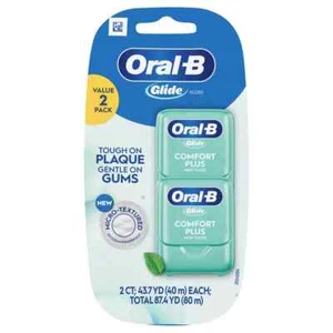 Hilo dental Oral-B Glide Value Pack Pro-Health Comfort Plus como nuevo 43,7 yardas 40 m - Imagen 1 de 3