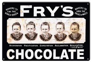 Frys Chocolate Nostalgic Sign 12x18 - Picture 1 of 1