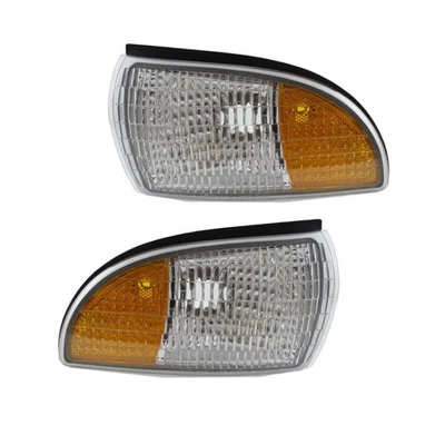 Par frontal lateral de luz indicadora lateral para motorista e passageiro Chevy Caprice 1991-1996 - Imagem 1 de 4