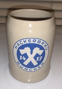 Hackerbrau München 1417 Keramik Bierstein 0,5L Westdeutschland - Bild 1 von 7