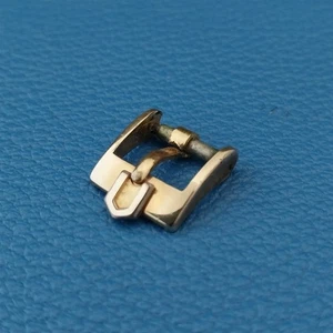 Fibbia cinturino orologio vintage placcato oro giallo donna svizzero Geneve universale 10 mm - Foto 1 di 6