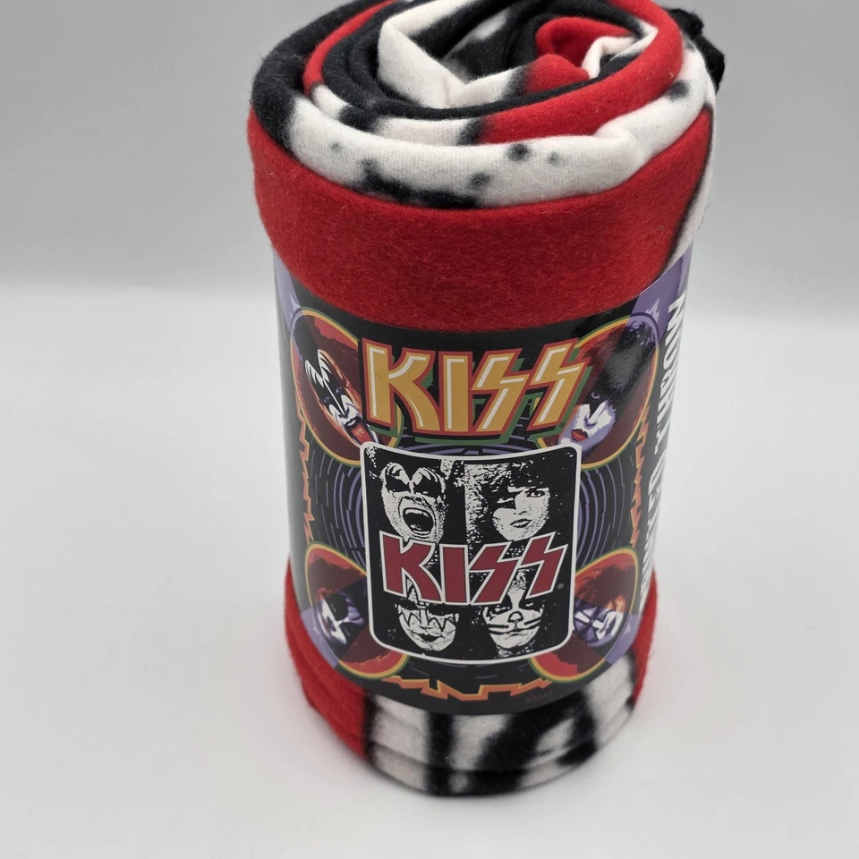 Manta polar estampada KISS 50x60 The Northwest Company diseño nocturno KISS Foto 1 de 4