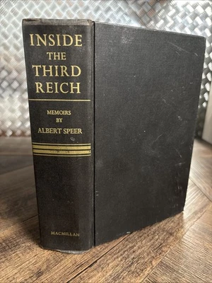 Inside the Third Reich Memoirs by Albert Speer First Edition 1st Print 1970 HC — 第 1/4 张图片