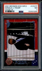 2021 Leaf Decision Series 2 DJT COVID-19 #COV-37 (PSA 7) - Bild 1 von 1