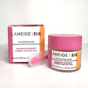LANEIGE Baskin Robbins Lip Sleeping Mask RAINBOW SHERBET SORBET- Full Size Boxed - Picture 1 of 6