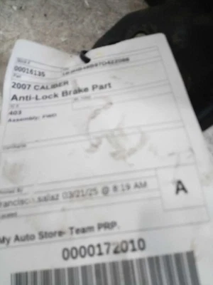 Anti-Lock Brake Part Assembly FWD Fits 07 CALIBER 415202 - Изображение 1 из 3